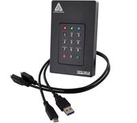 Apricorn Aegis Fortress L3 - Disque Dur Portable crypté avec accès PIN certifié FIPS Niveau 3, 2 to USB 3.0