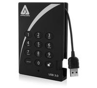 Apricorn Aegis Padlock 3.0 A25-3PL256-2000 - Disque dur - chiffré - 2 To - externe (portable) - 2.5" - USB 3.0 - 5400 tours/min - mémoire tampon : 8 Mo - FIPS 197