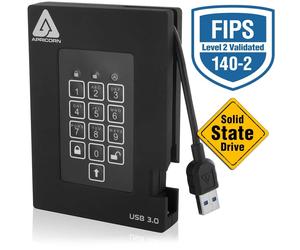 Apricorn Aegis Padlock Fortress 1 To USB 3.2 Gen 1 (3.1 Gen 1) Noir