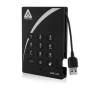 Apricorn Aegis Padlock Fortress 1TB disque dur externe 1 To 5400 tr/min USB Type-A 3.2 Gen 1 (3.1 Gen 1) Noir