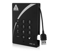 Apricorn Aegis Padlock Fortress 1TB disque dur externe 1 To 5400 tr/min USB Type-A 3.2 Gen 1 (3.1 Gen 1) Noir