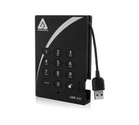 Apricorn Aegis Padlock Disque Dur Externe Portable crypté USB 3.0 256 Bits AES XTS Hardware 500 Go (A25-3PL256-500)