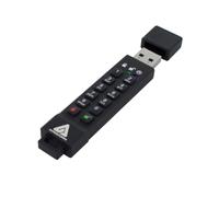 Apricorn Aegis Secure Key 3z 128Go USB-A 3.2 Gen 1, Lecture 190Mo/s, Ecriture 80Mo/s, Lecteur d'Empreintes, AES 256-bit, IP56