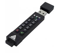 Apricorn Aegis Secure Key 3z lecteur USB flash 128 Go USB Type-A 3.2 Gen 1 (3.1 Gen 1) Noir
