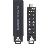 Apricorn ASK3-NXC-32GB - 32 Go - USB type C - 3.2 Gen 1 (3.1 Gen 1) - 77 Mo/s - capuchon - noir