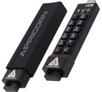 Apricorn ASK3-NXC-8GB - 8 Go - USB type C - 3.2 Gen 1 (3.1 Gen 1) - 77 Mo/s - capuchon - noir