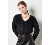 Apricot Apricot Black Super Fluffy Bolero