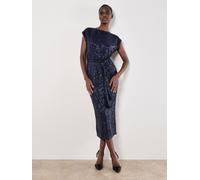 Apricot Apricot Blue Chevron Sequin Long Dress Blue EU 46 (UK 18)