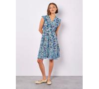 Apricot Apricot Blue Ditsy Floral Ruffle Mini Dress Blue EU 42 (UK 14)