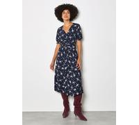 Apricot Apricot Blue Floral Print Midi Dress Blue EU 38 (UK 10)