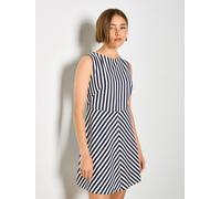Apricot Apricot Blue Stripe Jersey Knit Mini Dress Blue EU 42 (UK 14)