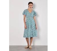 Apricot Robe bleu / vert / blanc cassé, Taille 36