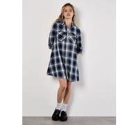 Apricot Apricot Blue Western Washed Check Dress Blue EU 46 (UK 18)