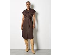 Apricot Apricot Brown Midi Belted Dress Brown EU 46 (UK 18)