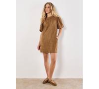 Apricot Apricot Brown Mini Puff Sleeve Dress Brown EU 40 (UK 12)