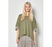 Apricot Apricot Green Waffle Knit Tunic Top