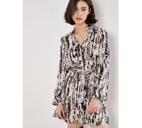 Apricot Apricot Natural Tie Dye Painterly Mini Dress Natural EU 42 (UK 14)