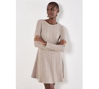 Apricot Apricot Natural Waffle Knit Stripe Soft Touch Dress Natural EU 36 (UK 8)