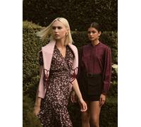 Apricot Apricot Pink Floral Print Blooms Ditsy Smock Dress Pink EU 36 (UK 8)