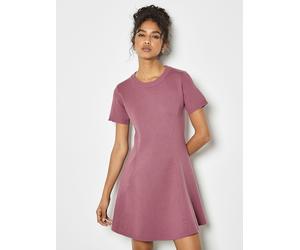 Apricot Apricot Pink Panel Knitted A-Line Dress Pink EU 38 (UK 10)