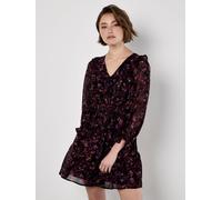 Apricot Apricot Red Ditsy Floral Ikat Ruffle Dress Red 12