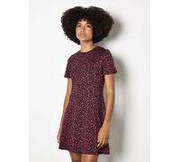 Apricot Apricot Red Fit & Flare Printed Ponti Dress Red 10
