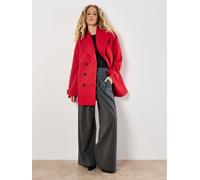 Apricot Apricot Red Tailored Big Lapel Oversize Coat