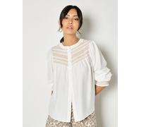 Apricot Apricot Wavy Embroidered Smocked Blouse pâle FR 40 (EU 38)