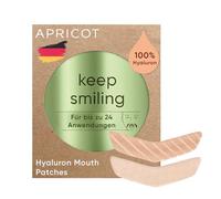 APRICOT Beauty Keep Smiling Lot de 24 pansements anti-rides pour lisser les rides nasogéniennes I Patchs faciaux pour lisser les rides des lèvres avec de l'acide hyaluronique I Pansements anti-rides