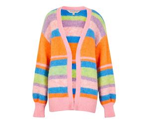 Apricot Cardigan bleu / vert clair / violet clair / orange / rose, Taille S