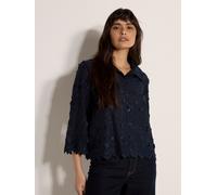 Apricot Chemise Apricot à fleurs appliquées Raccourcie Bleu EU 36 (UK 8)