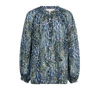 Apricot Chemisier bleu / noir / blanc, Taille XL