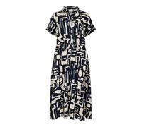 Apricot Chemisier crème / bleu marine, Taille 42