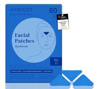 APRICOT "down the frown" Patchs pour rides de colère | Patchs faciaux réduisant les rides de colère, avec acide hyaluronique | Patchs anti-rides 60 pcs. | Patchs anti-rides (acide hyaluronique (bleu