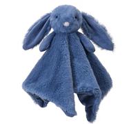 Apricot Lamb animaux empaillés Navy Blue Rabbit Baby Safety Blanket Baby Nursery role Blanket Deluxe Blotting down Baby lovey (Navy Blue Rabbit Baby, 33cm)