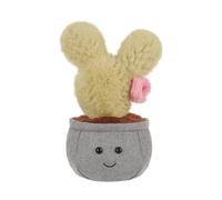 Apricot Lamb Cactus Plante Fleur Peluche pour Enfants Doudou Doux Mignon pour Bébé Fille et Garçon Moelleux Cactus Vert 24 cm