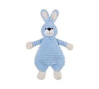 Apricot Lamb Couverture de sécurité douce en velours côtelé pour bébé garçon et fille Motif lapin Bleu 30 cm