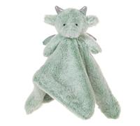 Apricot Lamb Dragon Loveys doux pour bébés, couverture de sécurité pour bébé garçon et fille, couette pour bébé de 35,8 cm pour nourrissons et tout-petits, vert