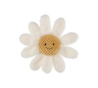 Apricot Lamb Hochet en peluche douce pour bébé, motif marguerite, 22 cm, cadeau de naissance