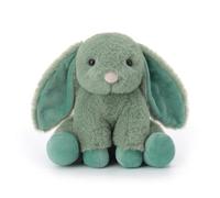 Apricot Lamb Jouets en Peluche Lapin Vert Doux Animal en Peluche avec Oreilles Douces et Moelleuses (Lapin Vert, 20,3 cm)