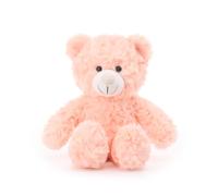Apricot Lamb Ours en peluche pour enfants, doux et mignon, pour bébé fille et garçon, rose orangé, 20 cm