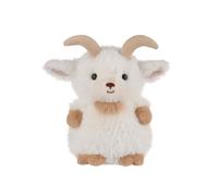 Apricot Lamb Peluche chèvre honte pour enfants, doudou mignon pour bébé fille et garçon, chèvre moelleuse, blanche, 18 cm