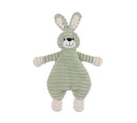 Apricot Lamb Peluche de lapin matelassée - Couverture douillette pour enfants, garçons et filles - 30 cm - Vert
