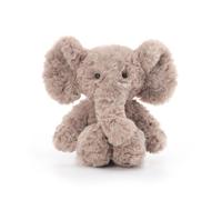 Apricot Lamb Peluche douce - Éléphant - Marron - 22 cm