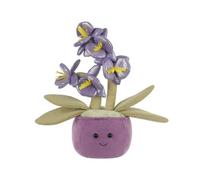 Apricot Lamb Plante Phalaenopsis Orchidée Fleur Jouets en peluche pour enfants Doudou mignon pour bébé fille et garçon Moelleux Phalaenopsis Orchidée Violet 28 cm