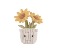 Apricot Lamb Tournesol Plantes Fleur Peluches en Peluche pour Enfants Doudou Mignon pour Bébé Fille et Garçons Tournesol Moelleux Jaune 23 cm