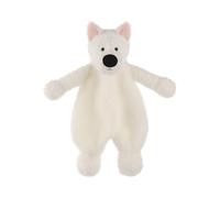 Apricot Lamb White West Highland Couverture de sécurité douce pour bébé garçon et fille 26 cm