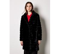 Apricot Manteau d’hiver noir, Taille S