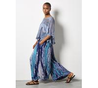 Apricot Pantalon bleu marine / aqua / blanc, Taille 38