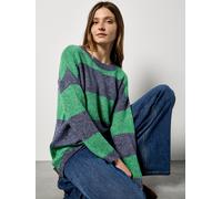 Apricot Pull-over bleu marine / vert, Taille S